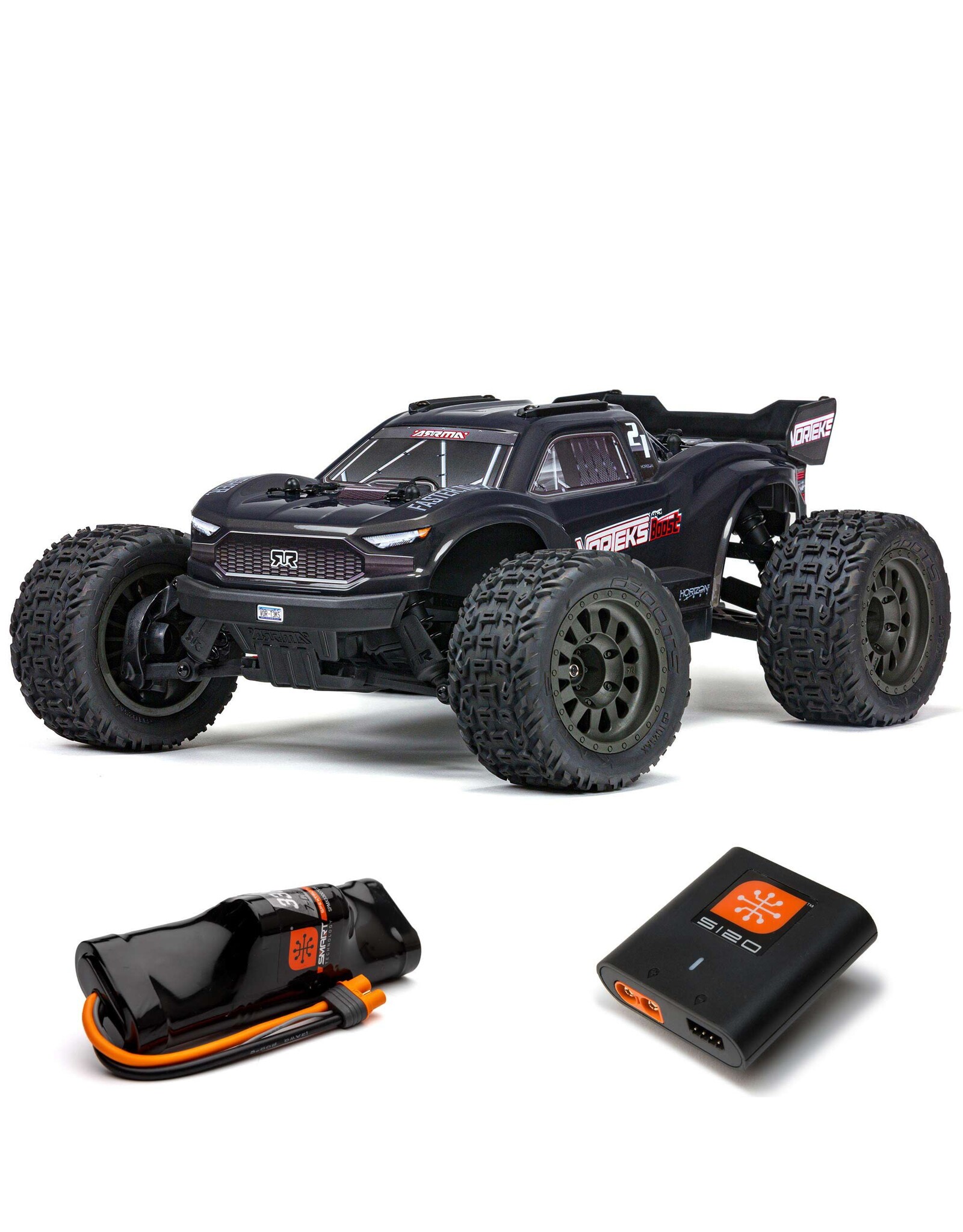 Arrma VORTEKS BOOST 4X2 550 Mega 1/10 ST Smart Gunmetal