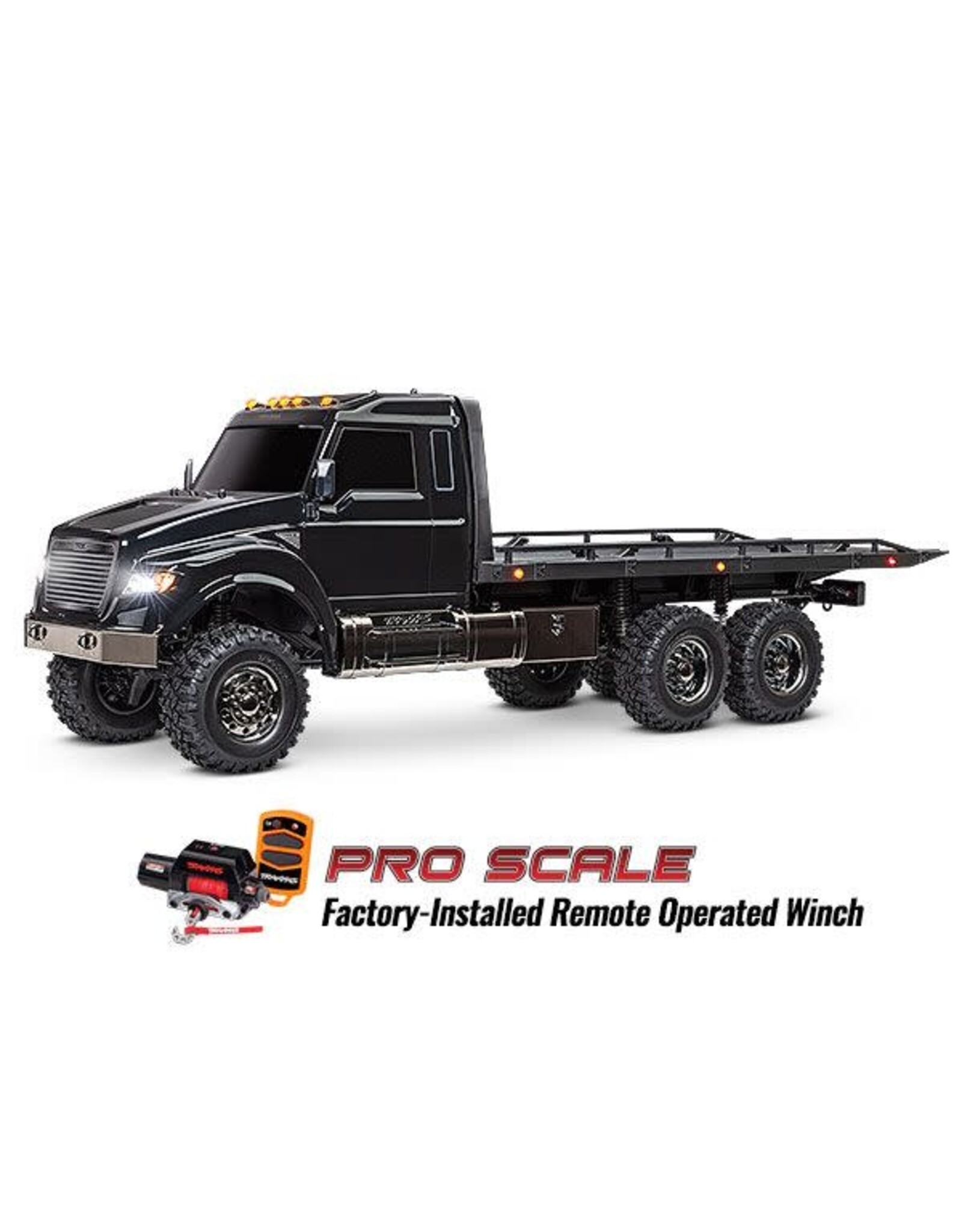 Traxxas TRX-6 Ultimate RC Hauler 6X6 w/ LEDs & Winch - Black