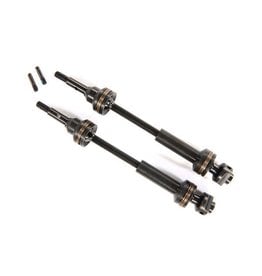 Traxxas Driveshafts, front, steel-spline constant-velocity