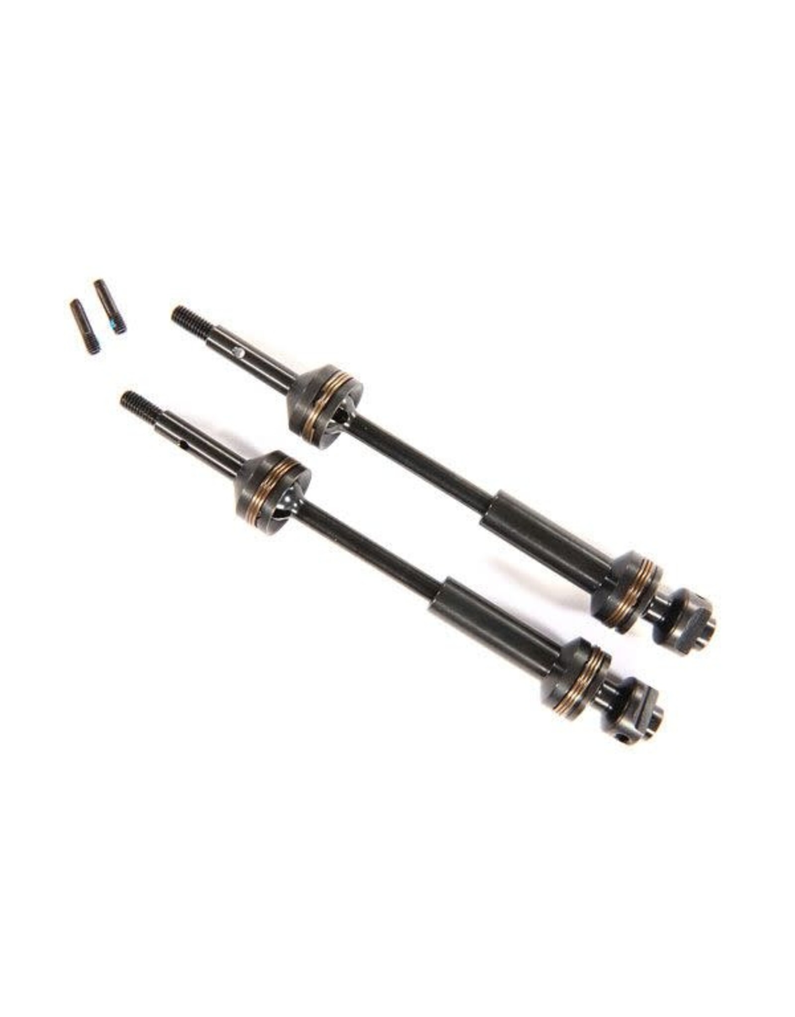 Traxxas Driveshafts, rear, steel-spline constant-velocity