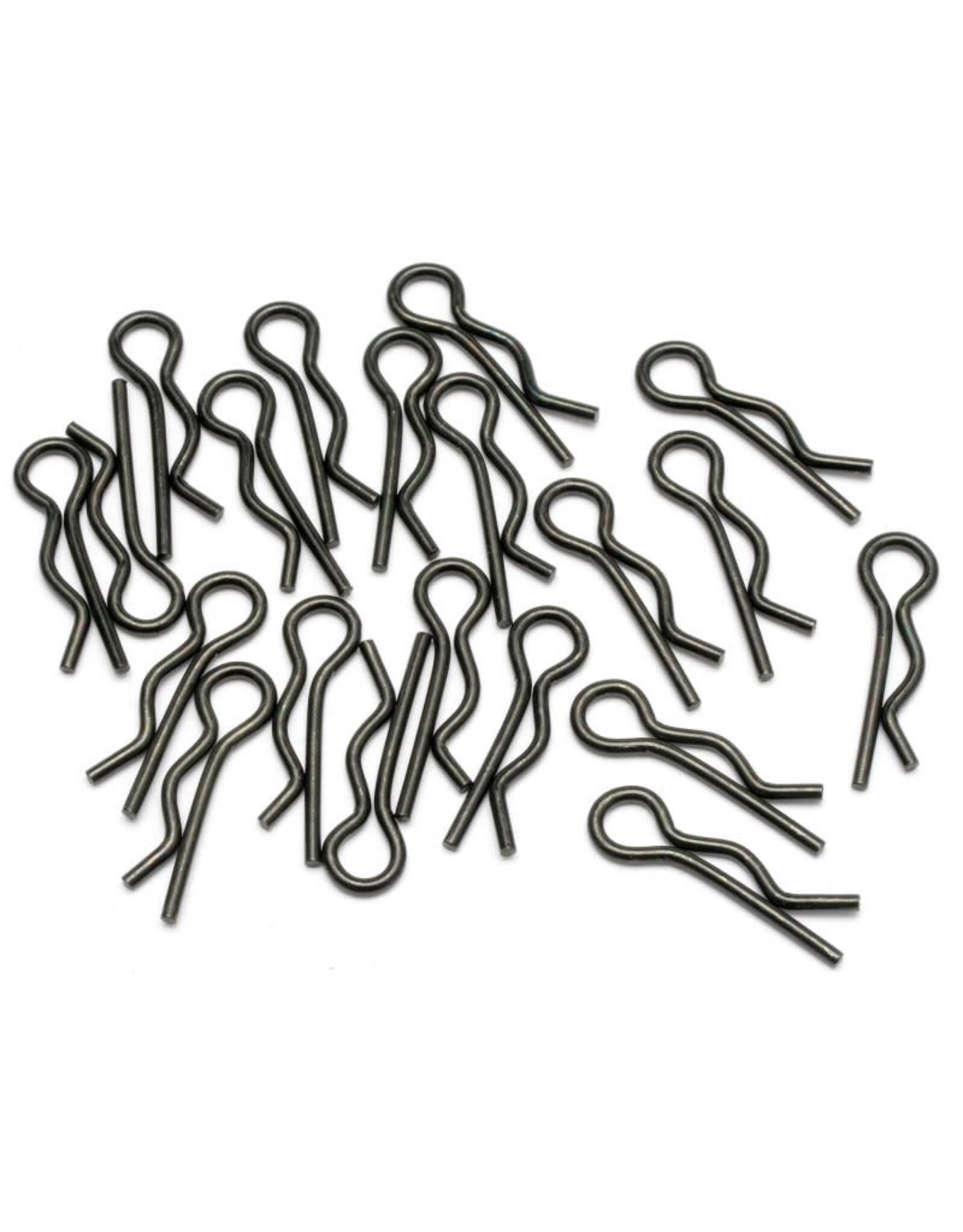 HPI Racing Black Body Clip, 8mm, (20pcs)