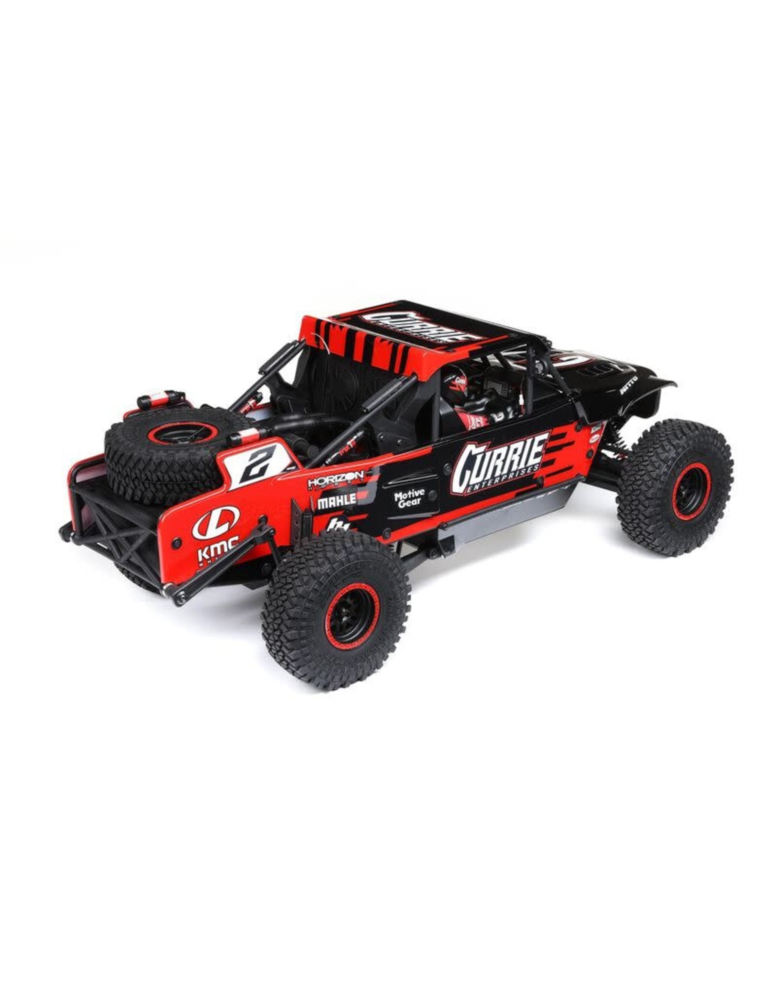 Losi Hammer Rey, 1/10 4WD Rock Racer RTR, Red/Black