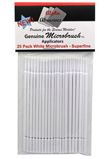 Alpha MICRO BRUSHES WHITE - SUPERFINE 25/PK