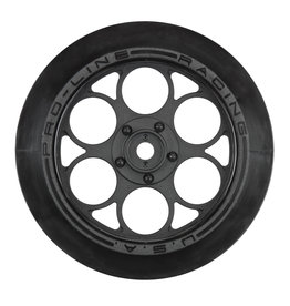 Pro-Line Showtime Front Runner 2.2"/2.7" Blk Frnt Drag Whls