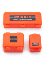 WAG Radio Control Ensemble de (3) trois coffres orange grandeur 1/10 (WTC-1)
