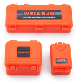WAG Radio Control Ensemble de (3) trois coffres orange grandeur 1/10 (WTC-1)