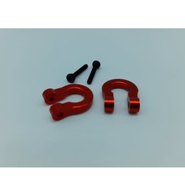 WAG Radio Control Manilles (Shackles) Rouge 1/10 (SW2-RD)