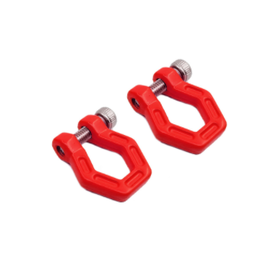 WAG Radio Control Manilles (Shackles) Rouge 1/10 (SW-RD)