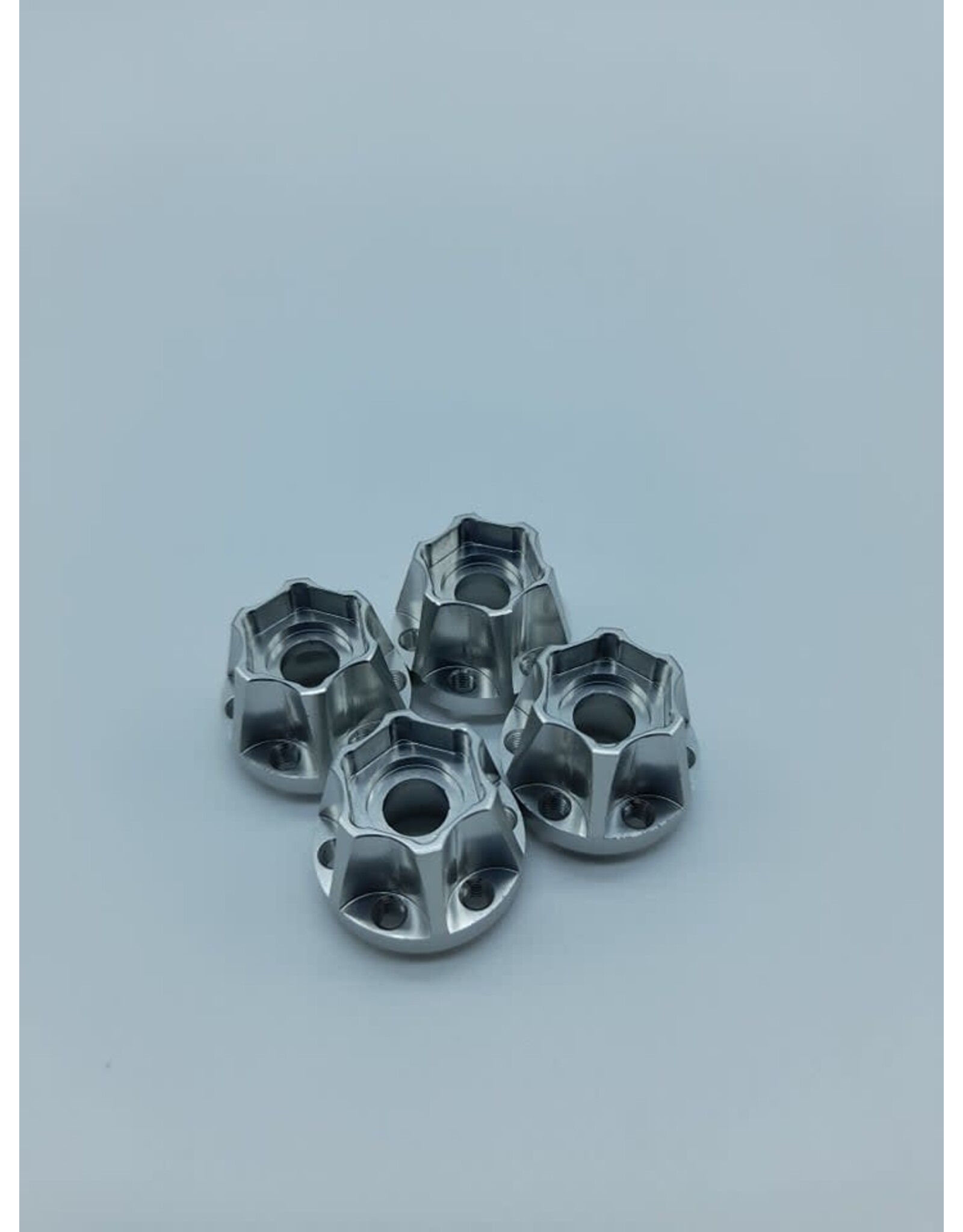 WAG Radio Control 17mm – Ensemble de (4) Extensions Argent (HEX17)