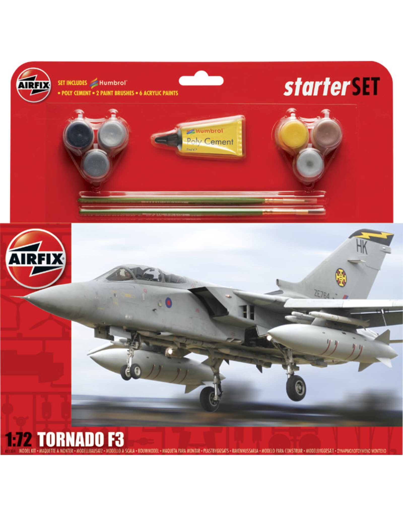 AIRFIX PANAVIA TORNADO F.3 LARGE STARTER SET (1/72)