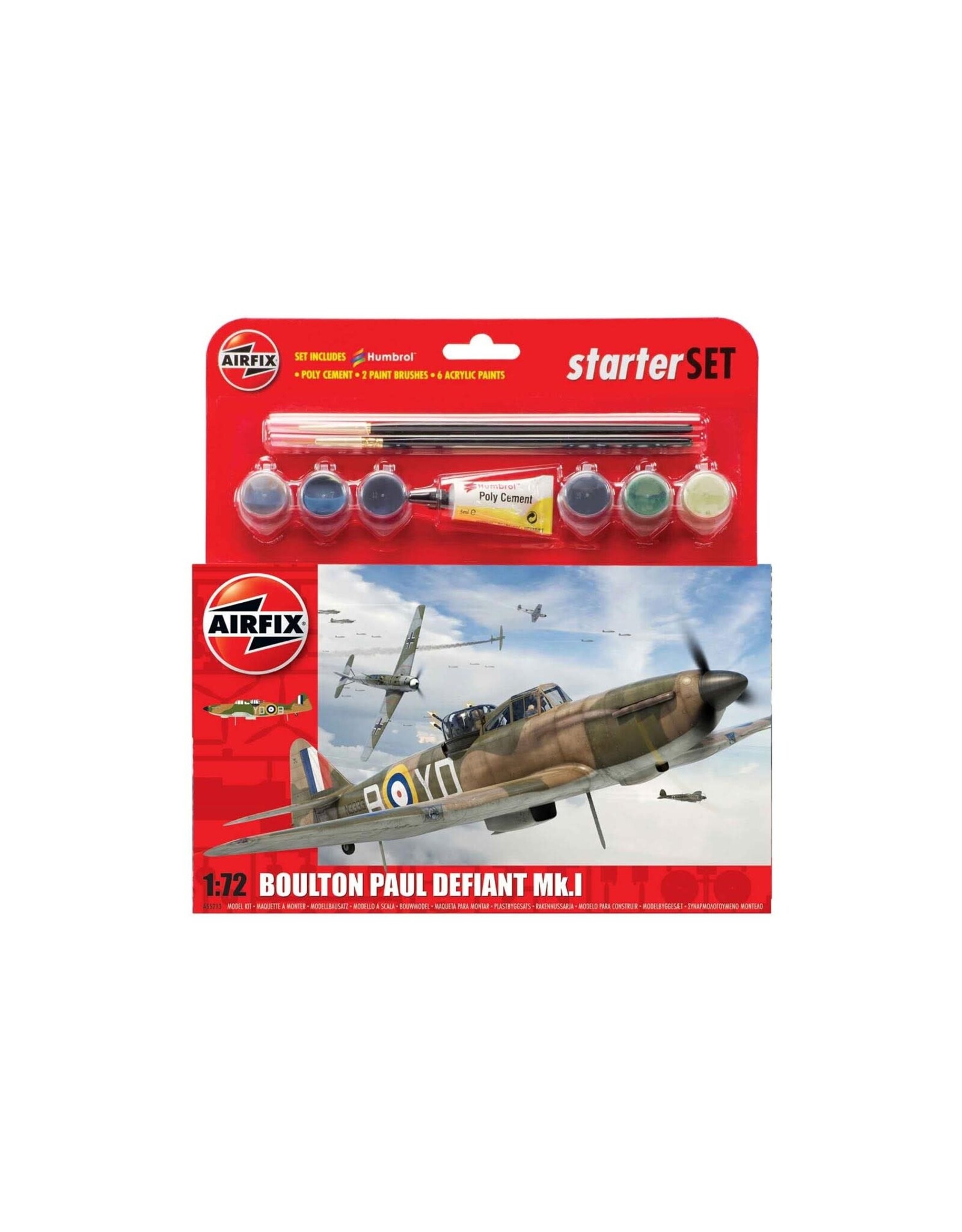 AIRFIX STARTER SET BOULTON PAUL DEFIANT (1/72)