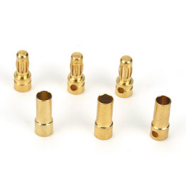 E-flite Gold Bullet Connector Set,3.5mm (3)