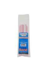 DuraSand Sanding Twigs, 20 Pieces, 280/320 Grit, Pink