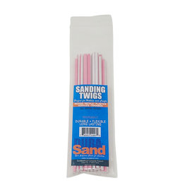 DuraSand Sanding Twigs, 20 Pieces, 280/320 Grit, Pink