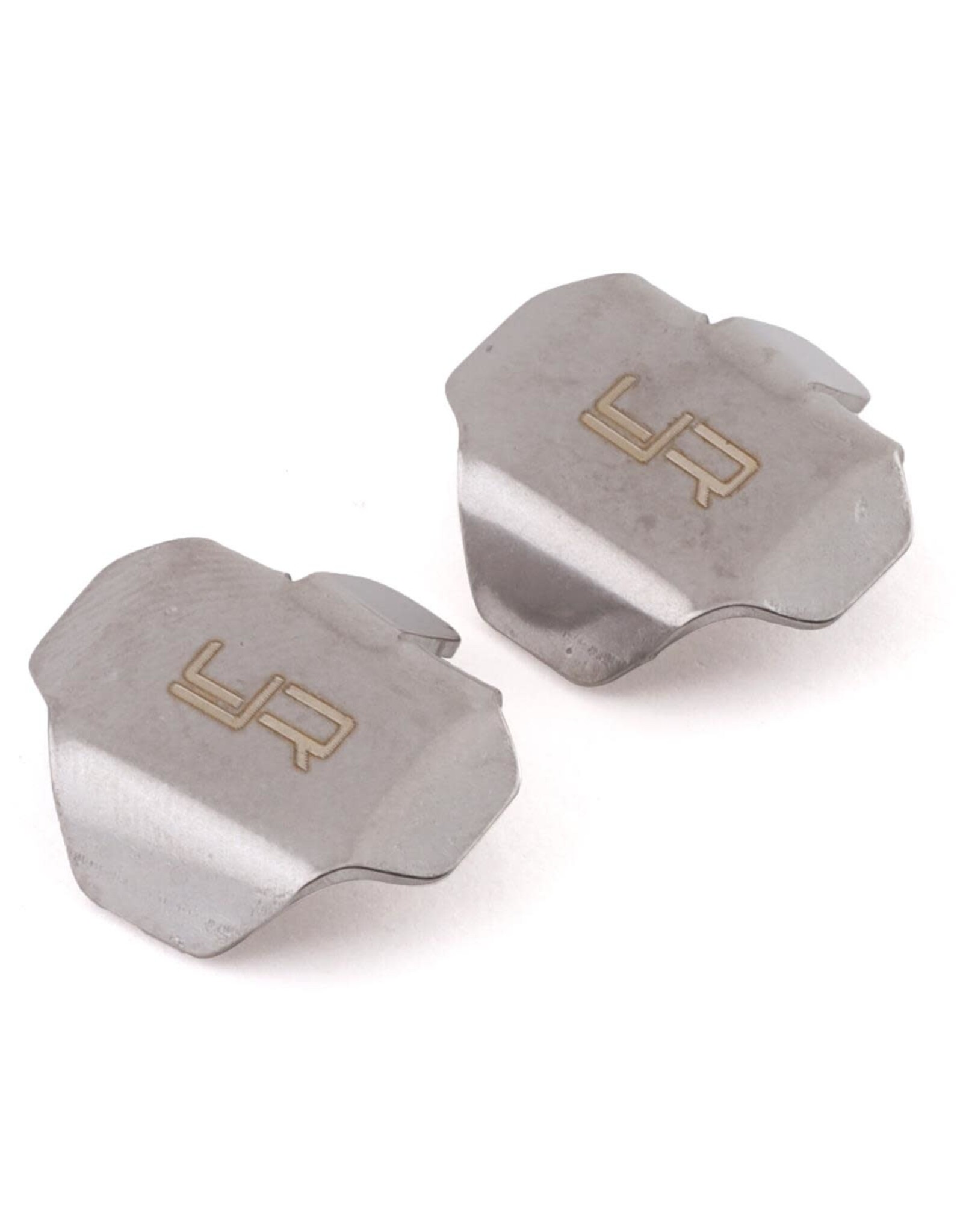 Yeah Racing SCX24 Stainless Steel Diff. Skidplate Protectors (2)