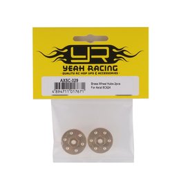 Yeah Racing Yeah Racing SCX24 Brass Wheel Hex Hub (2) (13.5g)