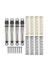 Hot Racing Aluminum Threaded Long Travel Shocks Set (4): SCX24