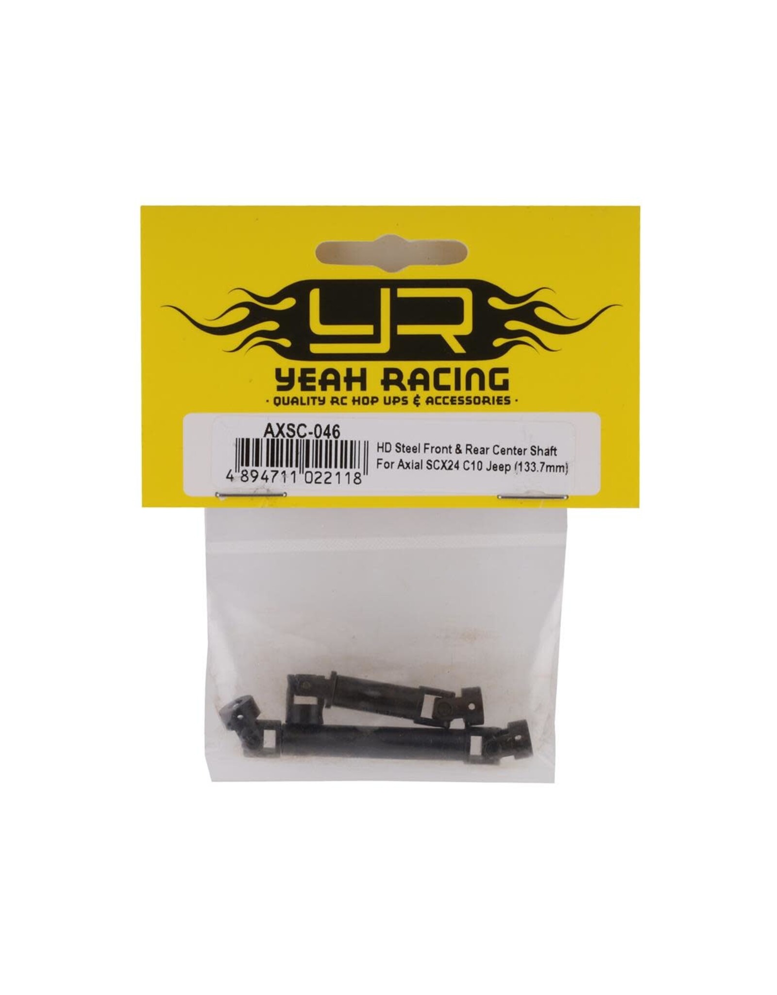 Yeah Racing SCX24 Jeep/C10 Steel Center Driveshafts