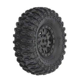 Pro-Line 1/24 Hyrax F/R 1.0" Trs Mountd 7mm Blk Impulse (4)