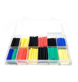 Racers Edge Colored Heat Shrink Tube Assortment (280 Pieces)