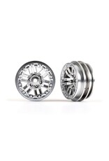 Traxxas Wheels, 1.0" (Satin Chrome) (2)