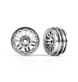 Traxxas Wheels, 1.0" (Satin Chrome) (2)