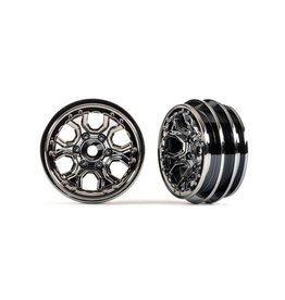 Traxxas Wheels, 1.0" (Black Chrome) (2)