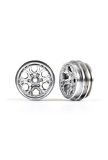 Traxxas Wheels, 1.0" (Statin Chrome) (2)