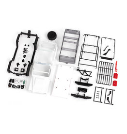 Traxxas Body, Land Rover Defender, Complete (White Unpainted)