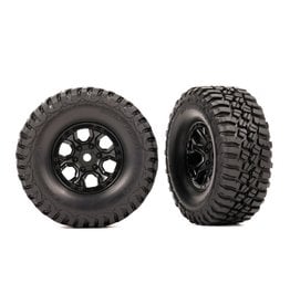 Traxxas Tires & Wheels, Premounted (Black 1.0", BFGoodrich)