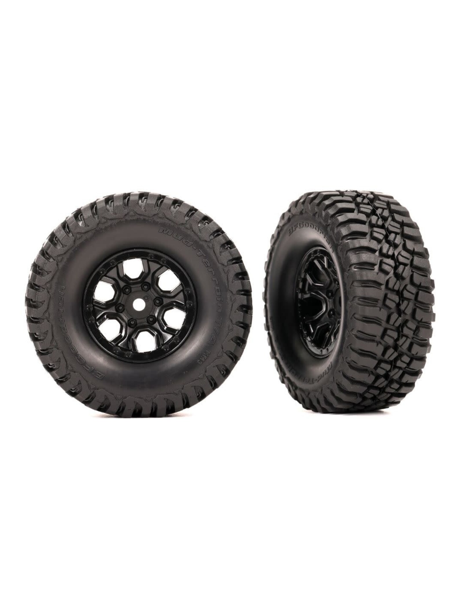 Traxxas Tires & Wheels, Premounted (Black 1.0", BFGoodrich)