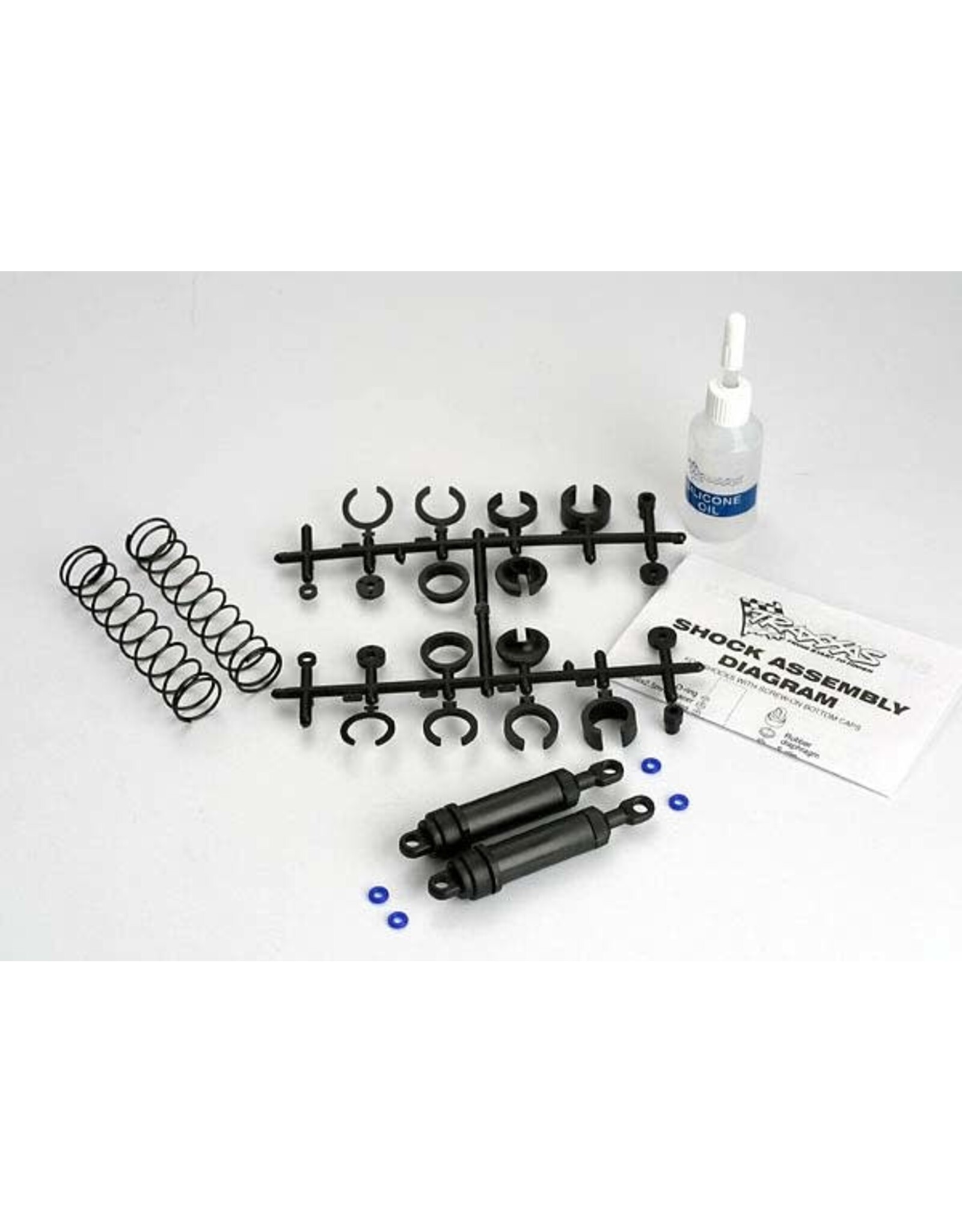 Traxxas Ultra Shocks (black) (xx-long) (complete w/ spring)