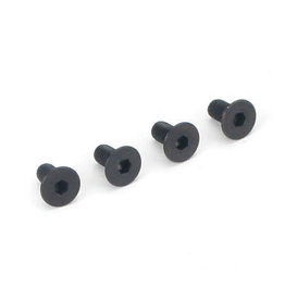 Dubro Flat Head Socket Screws, 3x6mm