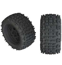 Arrma Backflip LP 4S Tire 3.8 Glued Black (2)