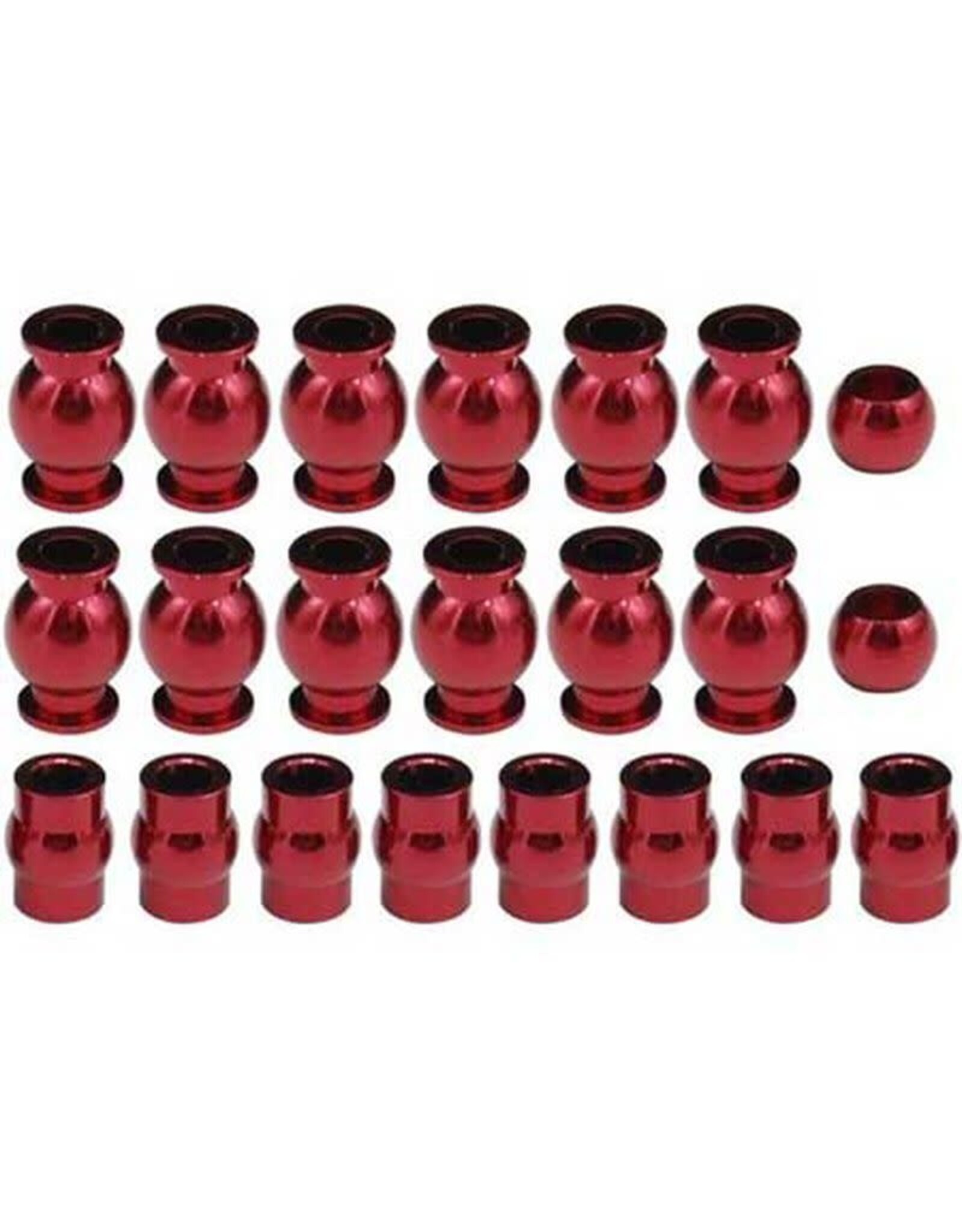 Hot Racing Complete 22-Pc Aluminum Pivot Ball Set Arrma 1/10