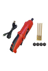 Racers Edge Electric Mini Screwdriver w/4 Piece Metric Hex Bit Set