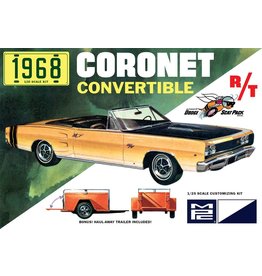 MPC 1/25 1968 Dodge Coronet Convertible w/Trailer