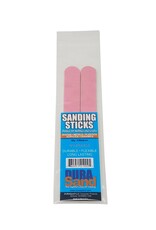 DuraSand Sanding Sticks, 2 Pieces, 280/320 Grit, Pink