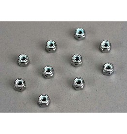 Traxxas Nuts, 4mm nylon locking (10)