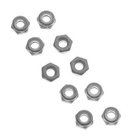 Axial Thin Nylon Locking Hex Nut M3 Black (10)