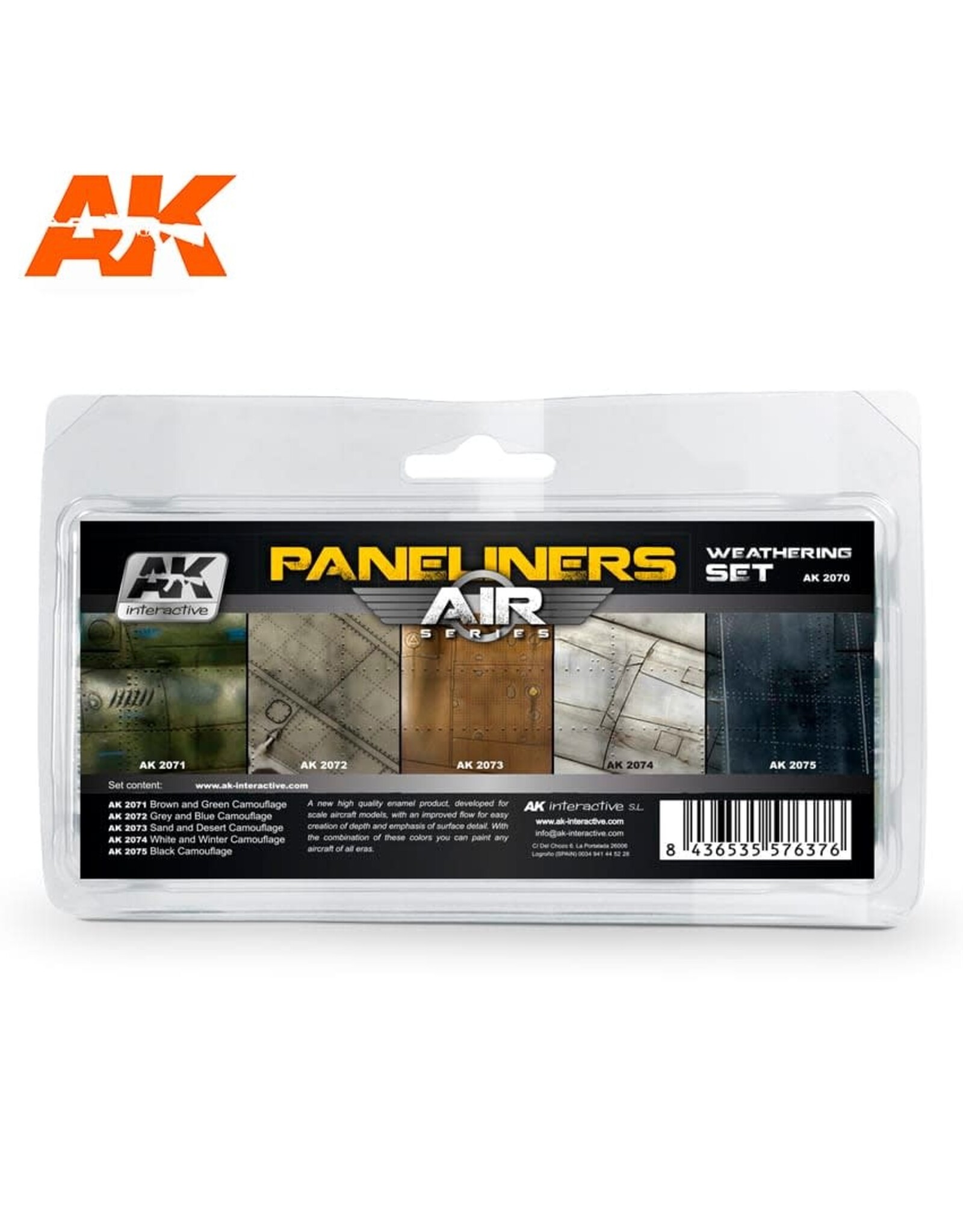 AK Interactive Paneliners Weathering Set