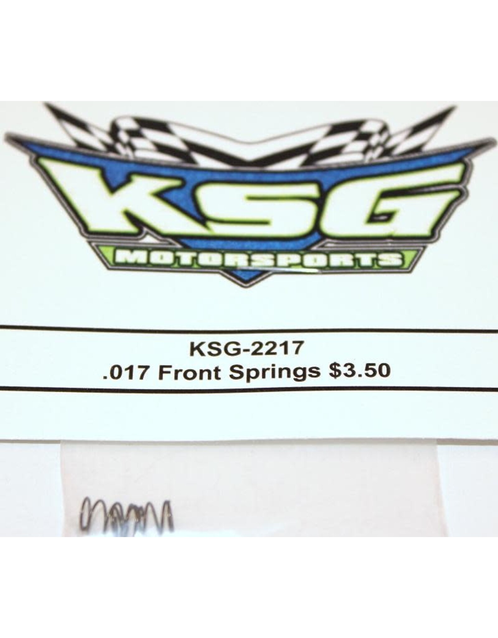 KSG KSG-2217 017 Front Springs, (2)