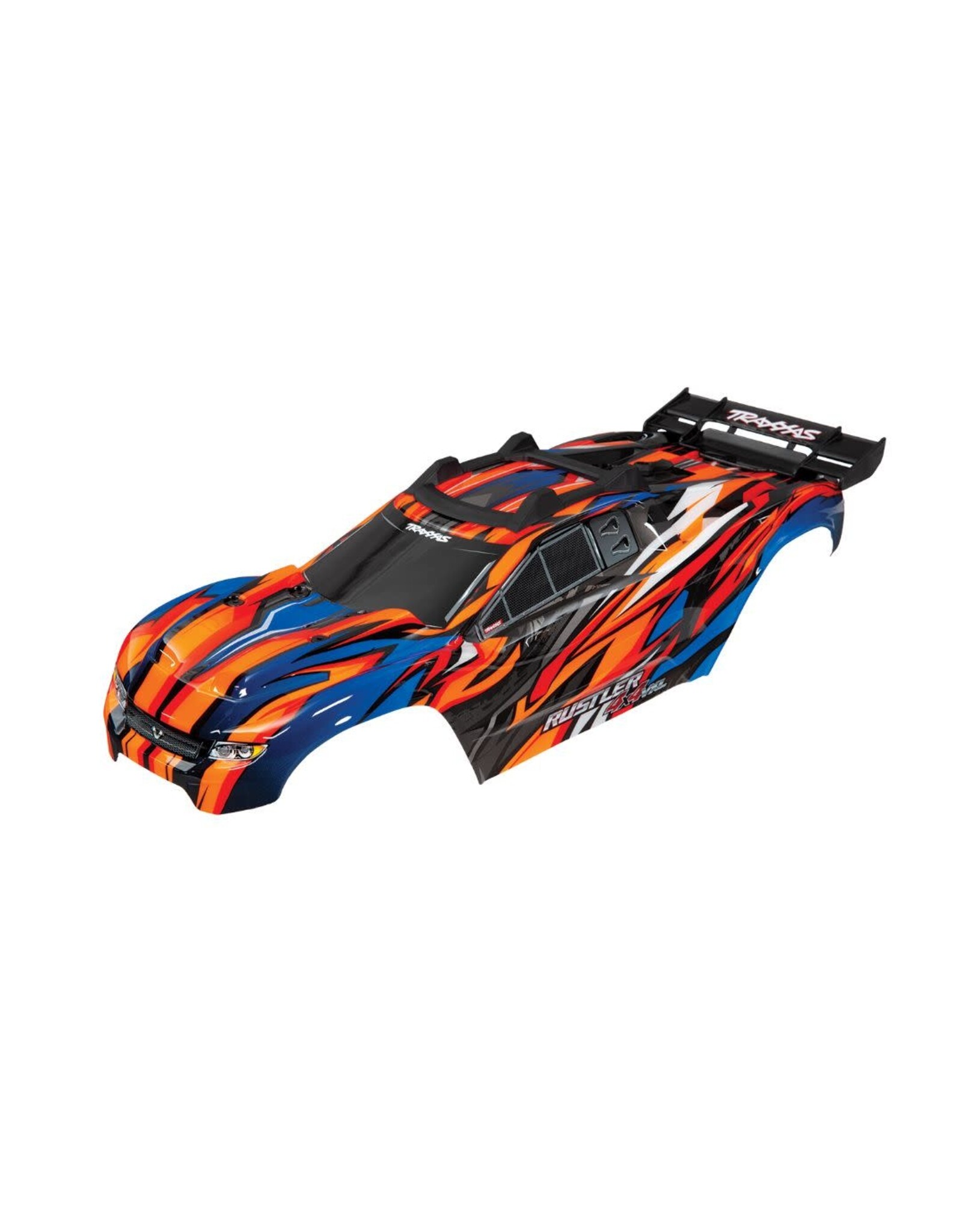 Traxxas Body, Rustler 4X4 VXL, orange