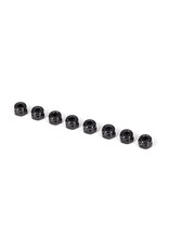 Traxxas Nuts, 3mm nylon locking, black (8)