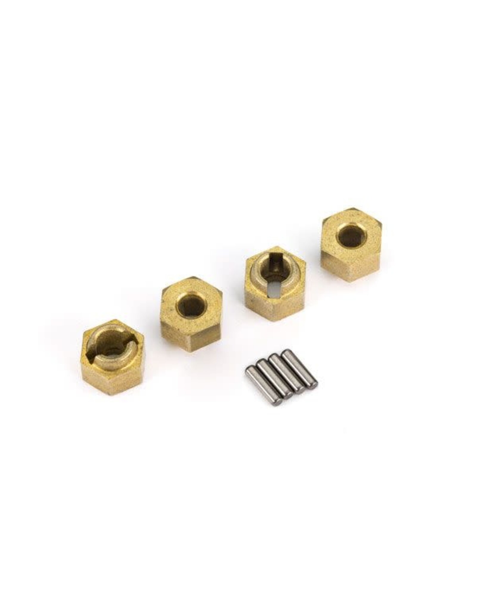 Traxxas Wheel Hubs, 7mm Hex (Brass) (4)