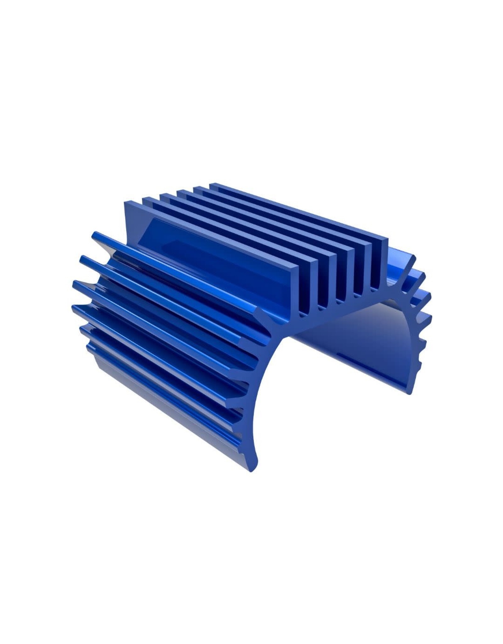 Traxxas Heat Sink, Titan 87T Motor (Blue-Anodized Alu.)