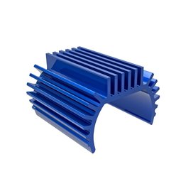 Traxxas Heat Sink, Titan 87T Motor (Blue-Anodized Alu.)