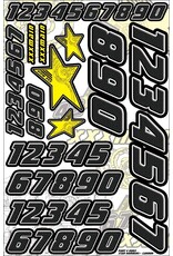 XXX main Racing Star Numbers - Carbon