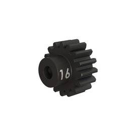 Traxxas Gear, 16-T pinion (32-P) (mach.steel) / set screw