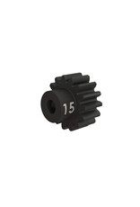 Traxxas Gear, 15-T pinion (32-P) (mach.steel) / set screw